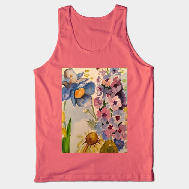 flowers watercolor Tank Top by marinasartstudio